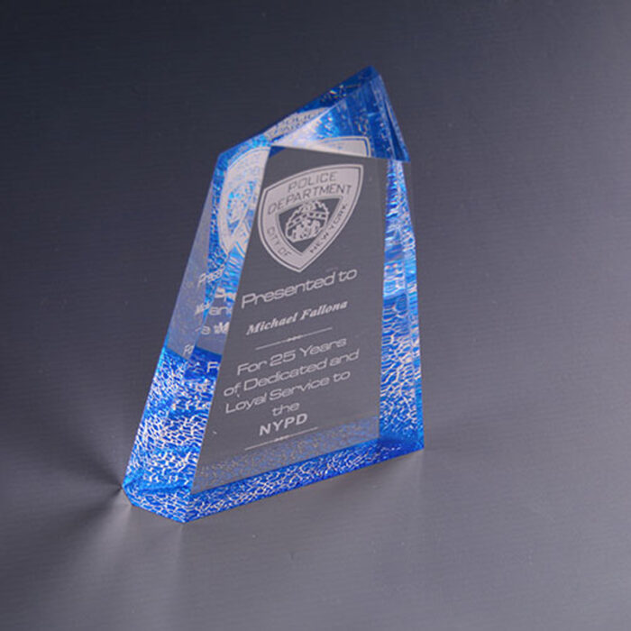 Wholse Acrylic Police Department Trophy Custom